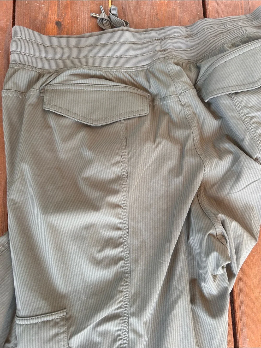 lululemon athletica Olive Green Cargo Jogger Pants